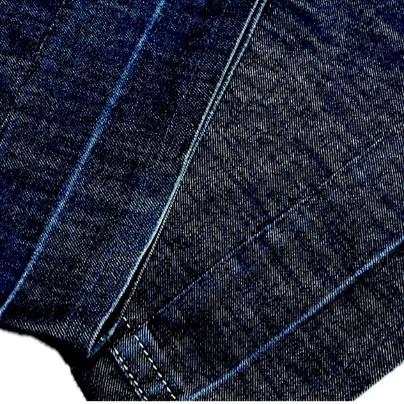 👖🎵 DL1961 Joy Super High Rise Flare Jeans | Dark Blue Wash | Sz 28 70s Revival - Picture 5 of 5